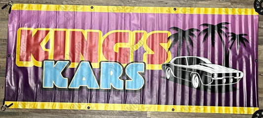 King's Kars Garage Banners Bad Boys For Life Movie Prop Y'allywood Props King's Kars