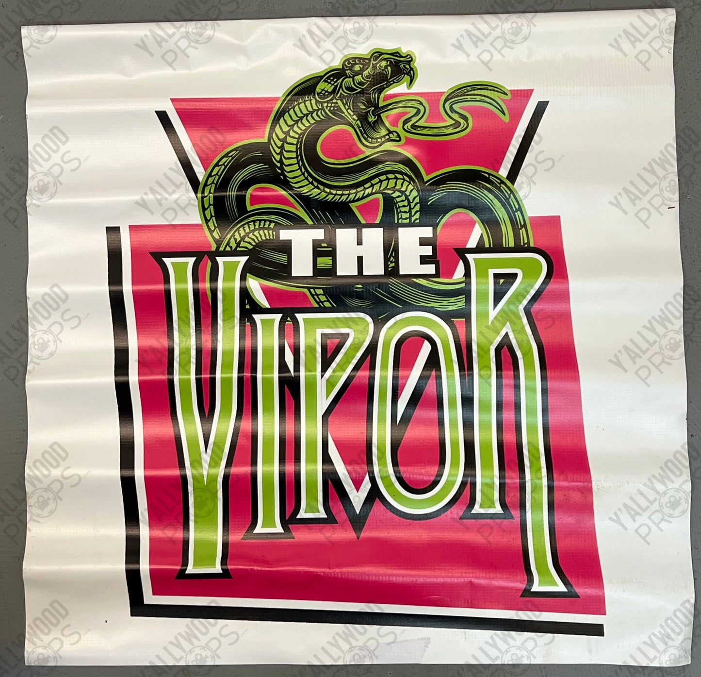 The Vipor Merch S2E4 Heels (2021) Wardrobe Y'allywood Props Vinyl Banner