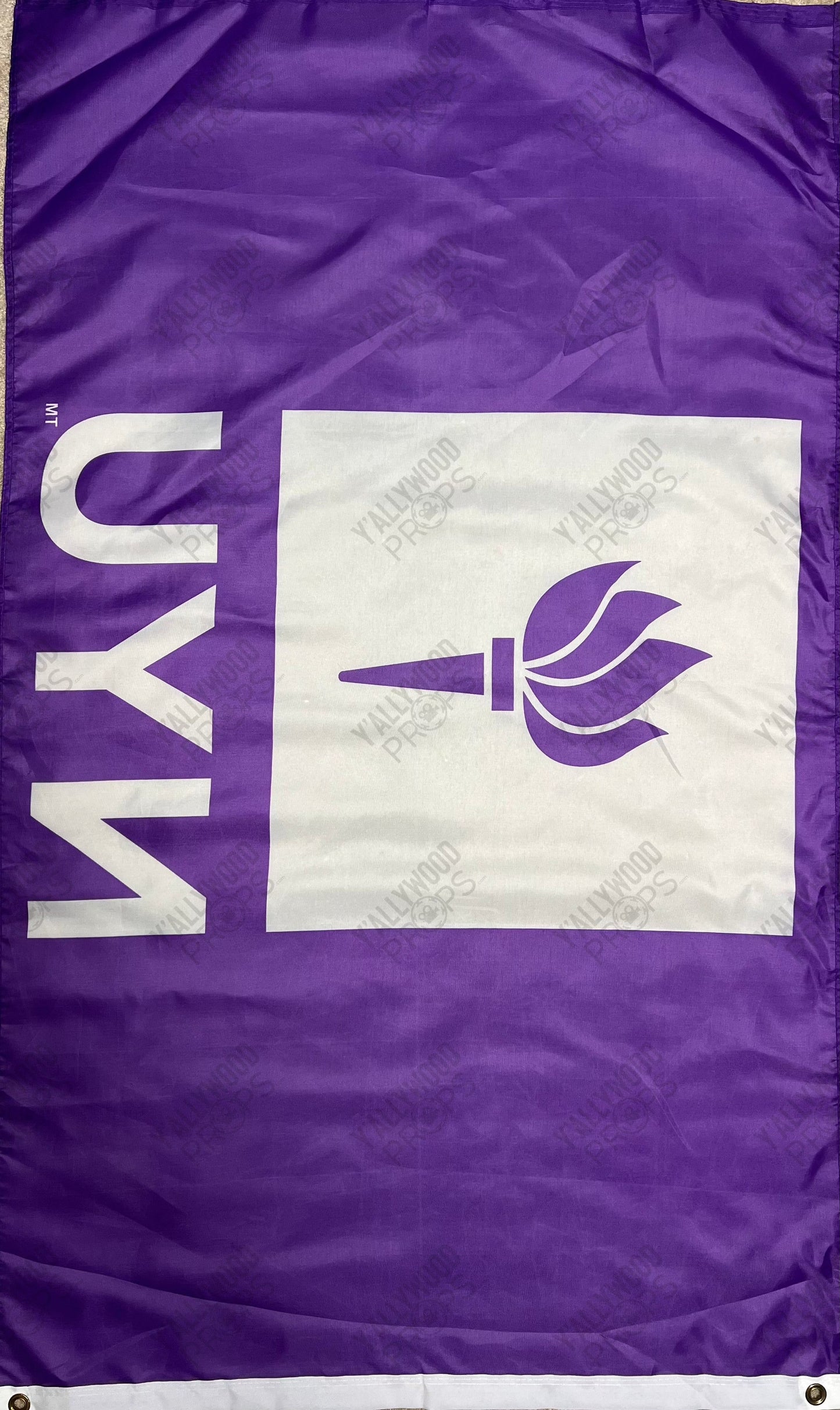 NYU Flag On-Screen Jumanji Next Level Movie Prop Y'allywood Props