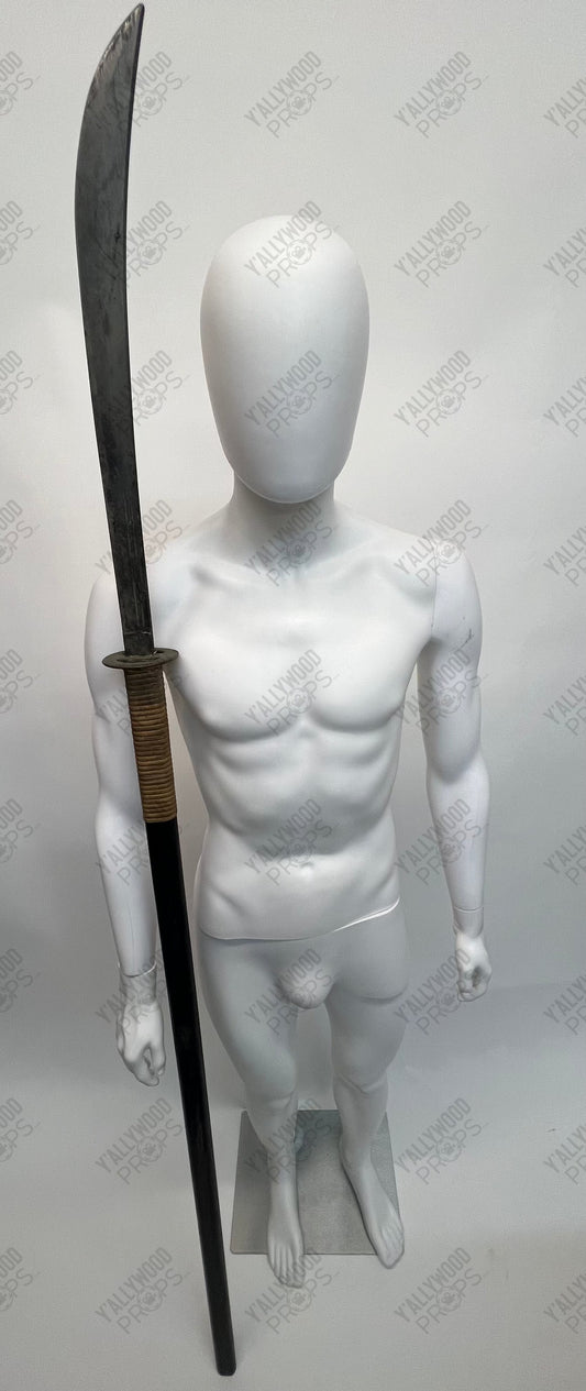 Japanese Samurai Naginata Westworld & 47 Ronin (Resin Blade) Movie Prop Y'allywood Props