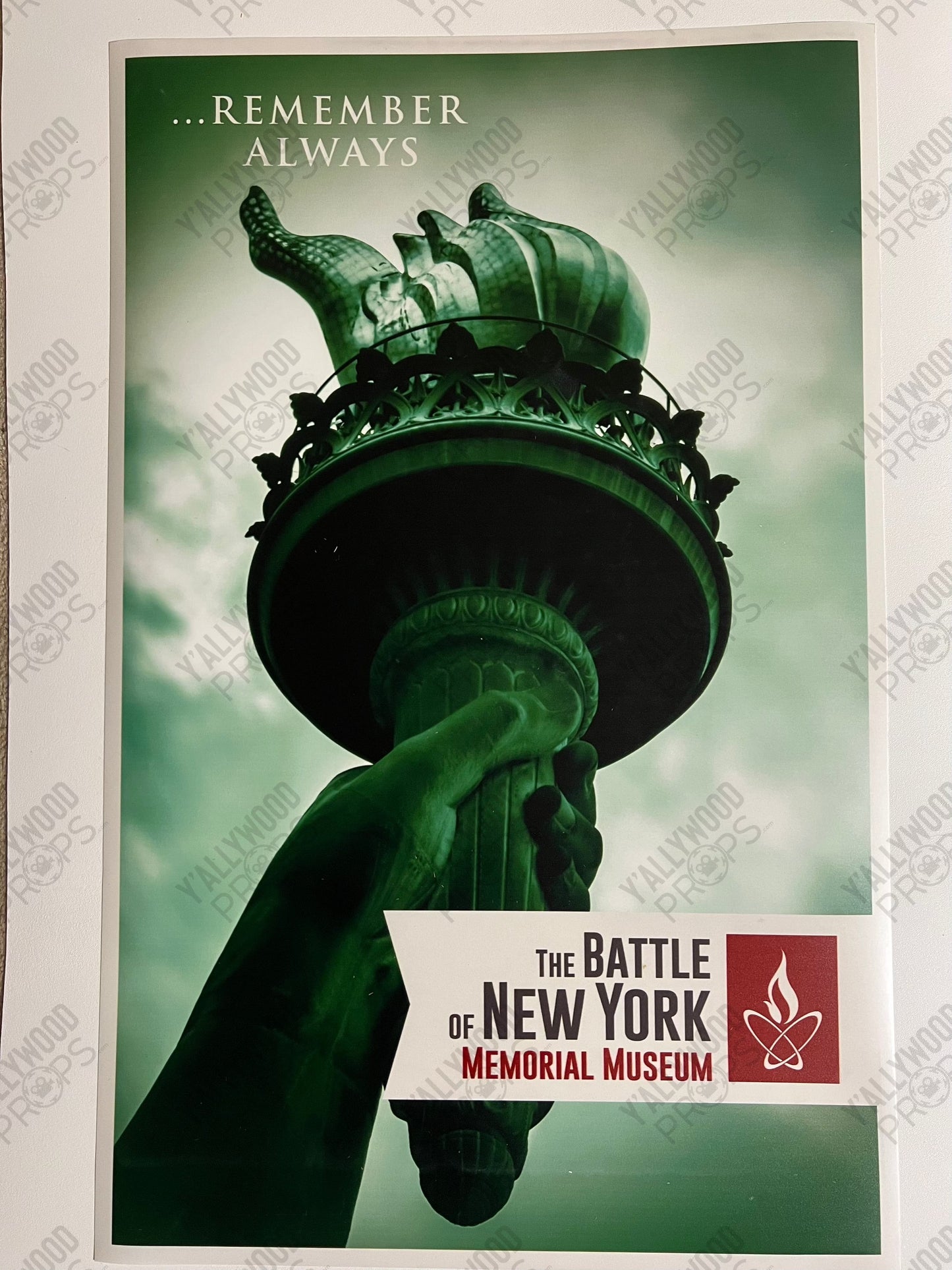 Staten Island Ferry Ad Spider-man: Homecoming Movie Prop Y'allywood Props Torch