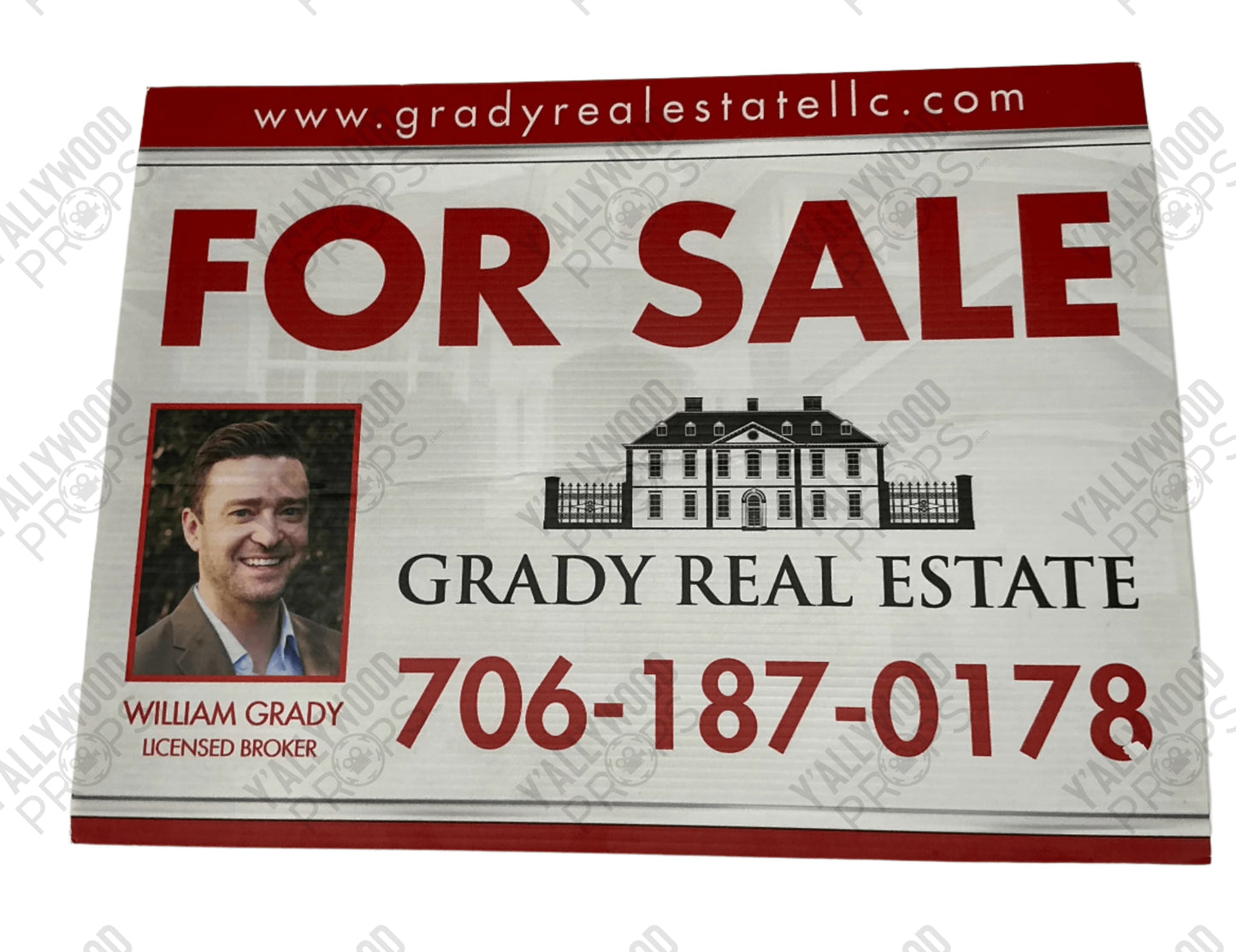 Justin Timberlake's For Sale Sign Reptile (2023) Movie Prop Y'allywood Props