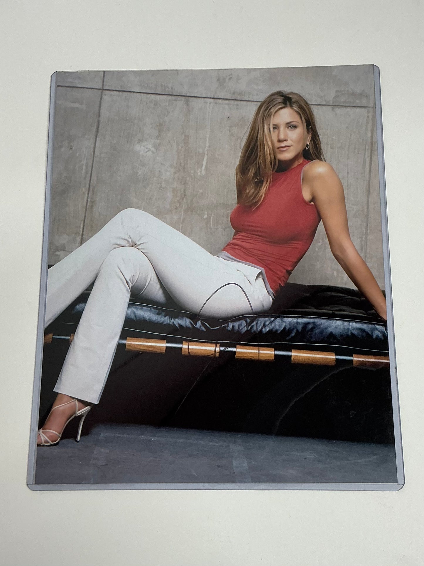 Jennifer Aniston Signed 11"x14" Autograph Y'allywood Props