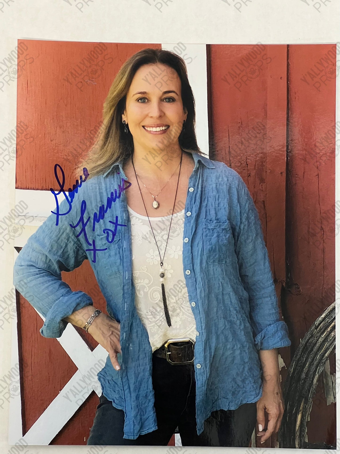 Genie Francis Signed 8x10" General Hospital Autograph Y'allywood Props