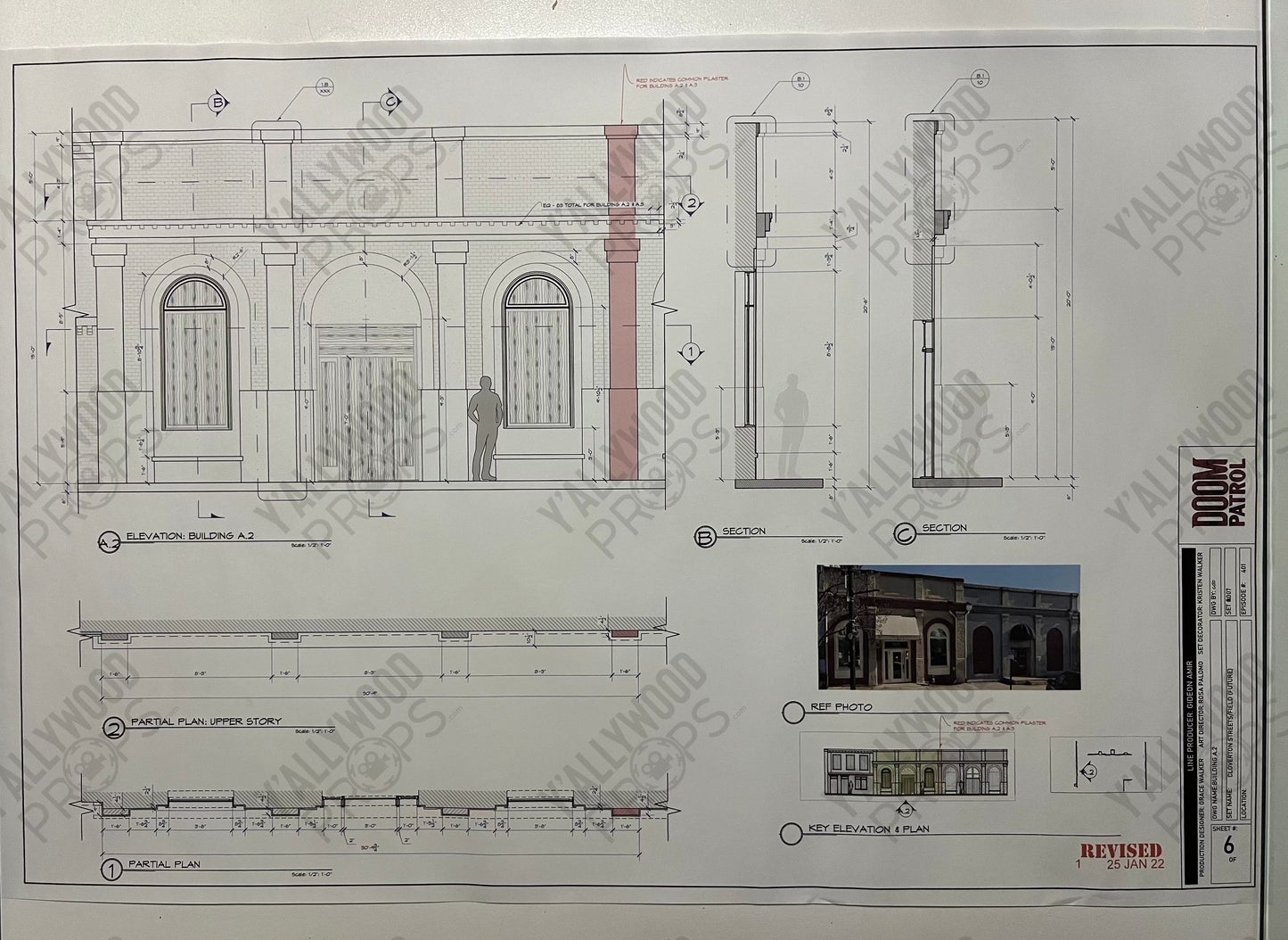 Future Cloverton Blueprints S4 Doom Patrol Movie Prop Y'allywood Props Building A2