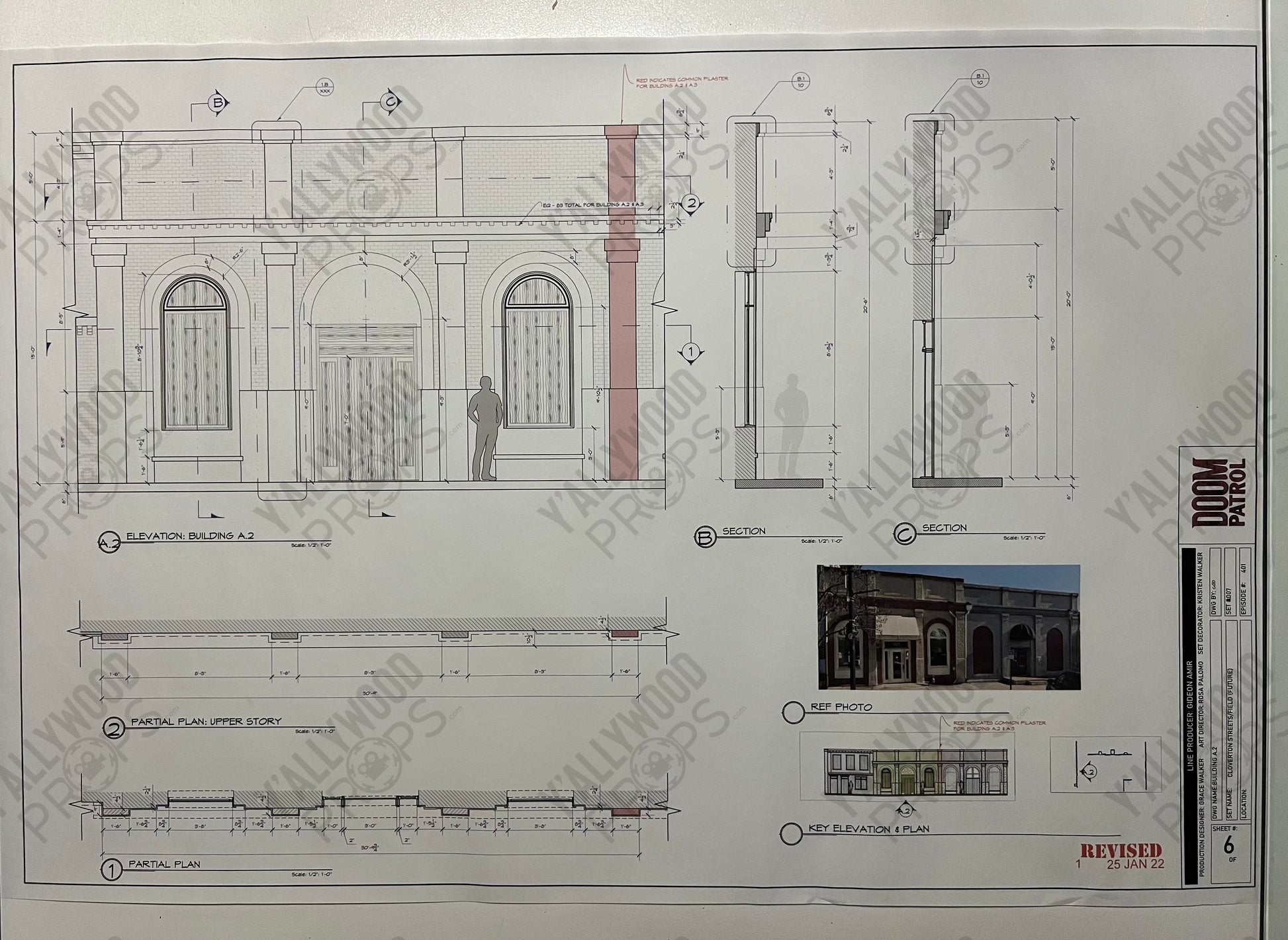 Future Cloverton Blueprints S4 Doom Patrol Movie Prop Y'allywood Props Building A2