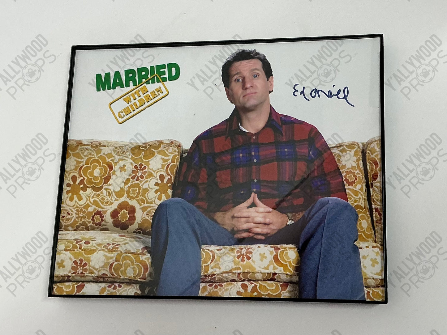 Ed O'Neill Signed 8x10" Married with Children Autograph Y'allywood Props