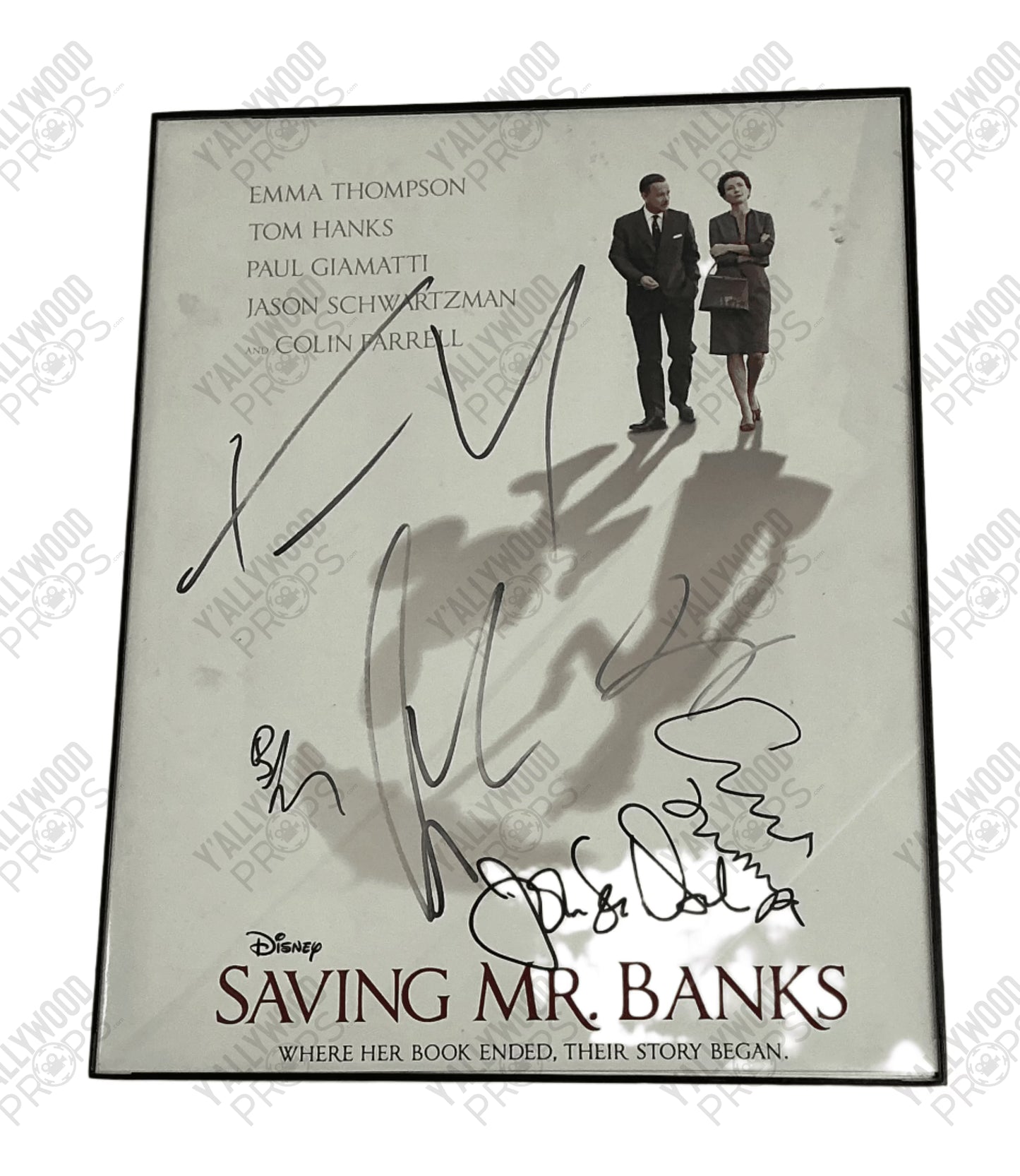Signed 11x14" Saving Mr. Banks Movie Prop Y'allywood Props