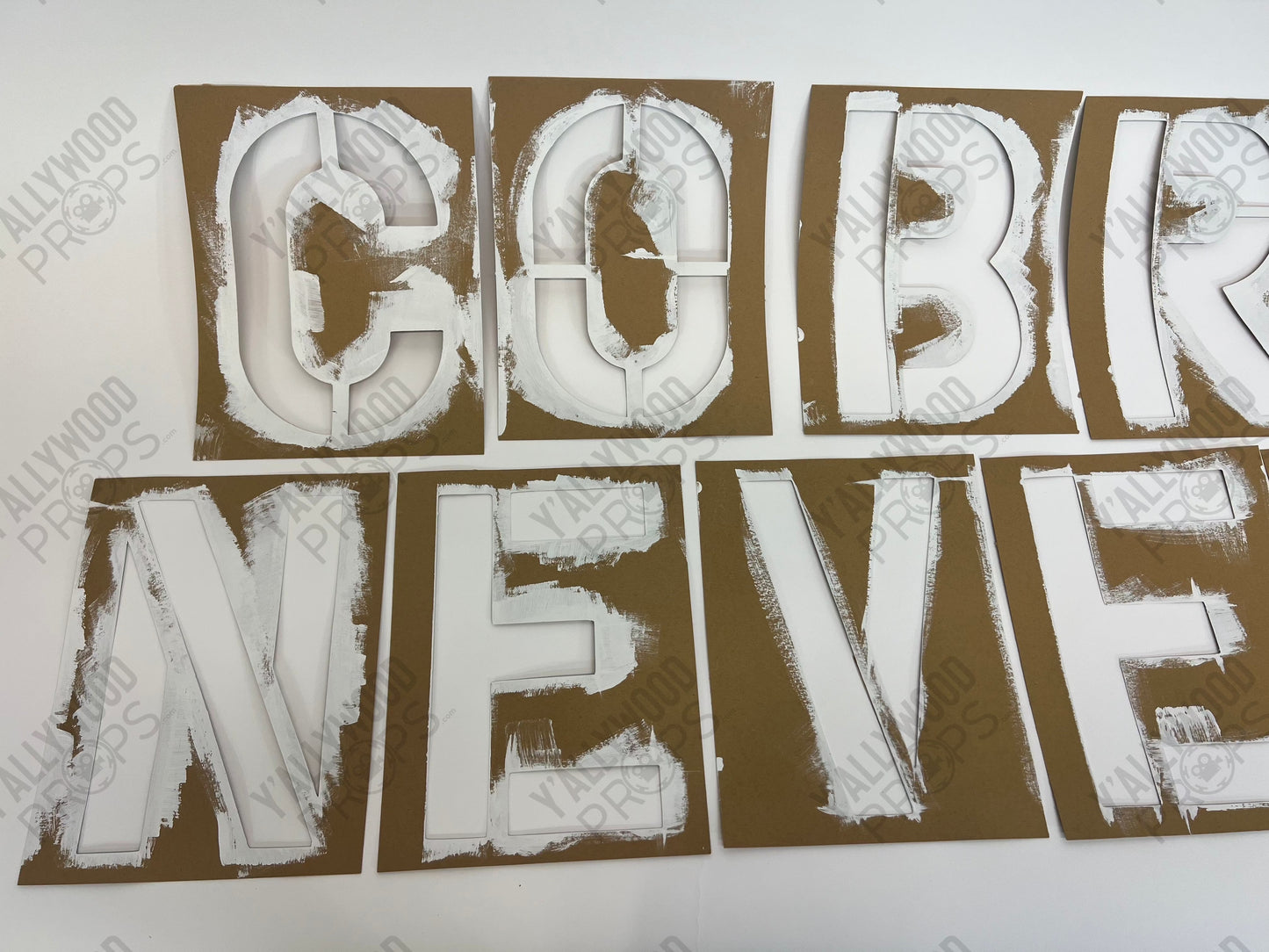 Cobra Kai Never Dies Stencil S2E4 Cobra Kai Movie Prop Y'allywood Props