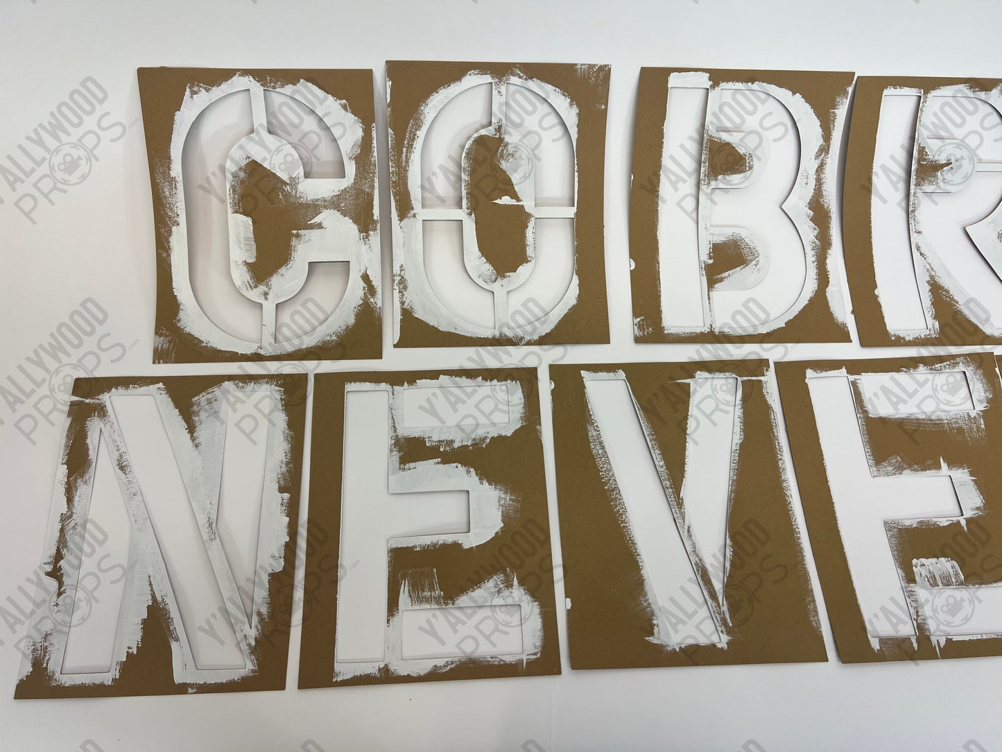 Cobra Kai Never Dies Stencil S2E4 Cobra Kai Movie Prop Y'allywood Props