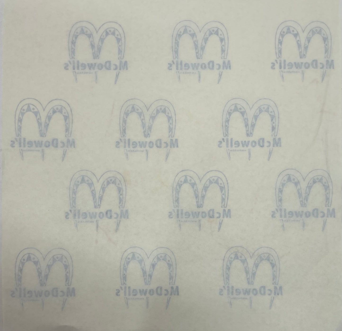 McDowell's Burger Wrap Coming 2 America (2021) Movie Prop Y'allywood Props