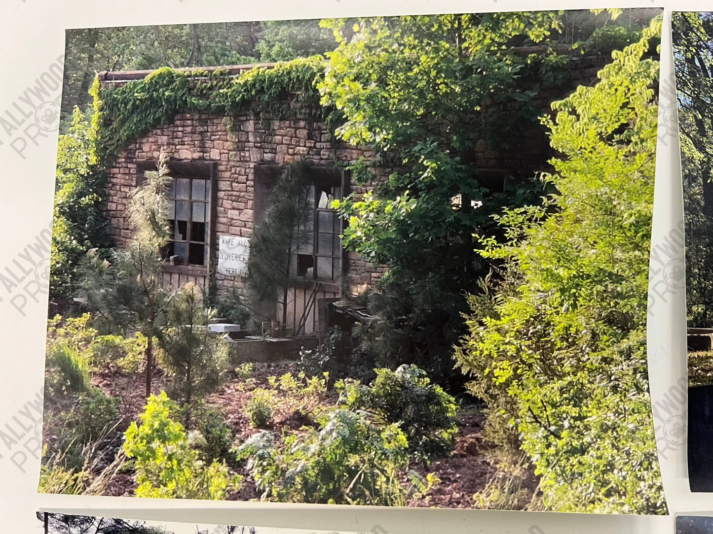 Graveyard Photos The Outsider S1E5 Movie Prop Y'allywood Props OH Picture w/ Closeup of Building