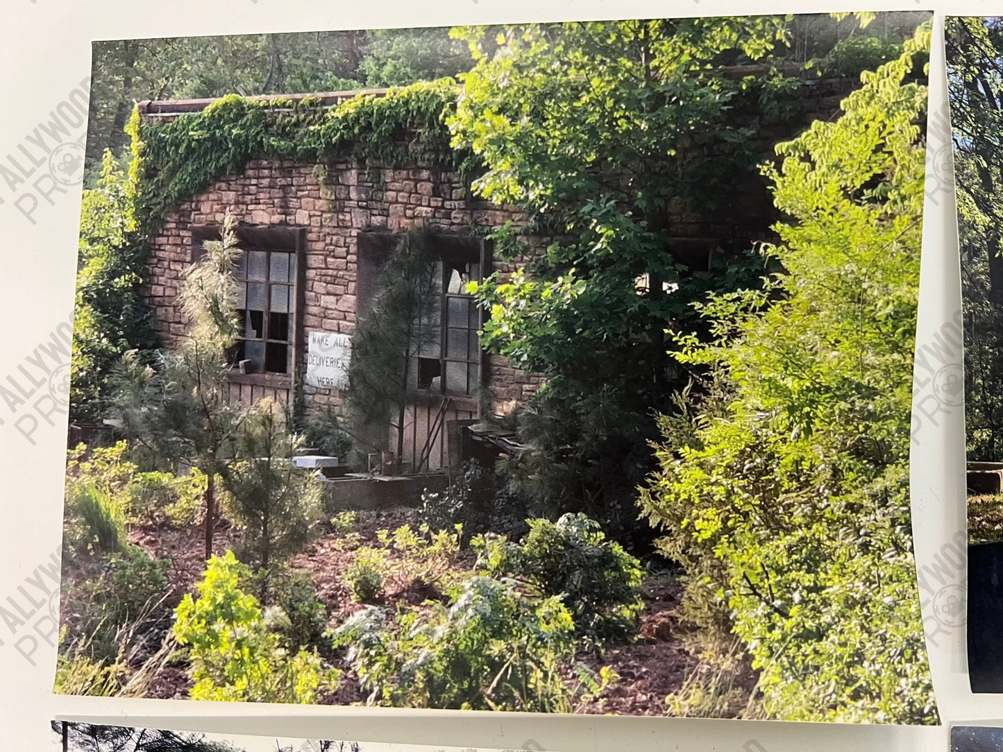 Graveyard Photos The Outsider S1E5 Movie Prop Y'allywood Props OH Picture w/ Closeup of Building