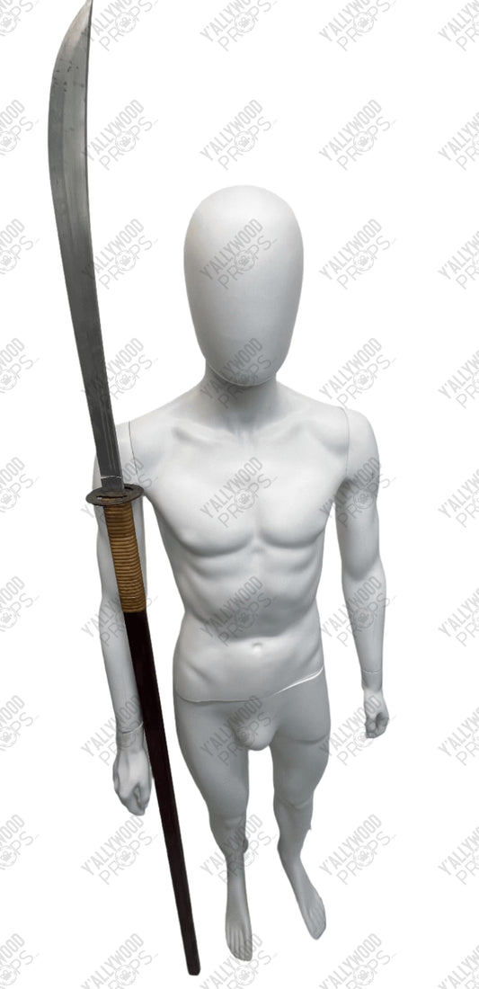 Japanese Samurai Naginata Westworld & 47 Ronin (Metal Blade) Movie Prop Y'allywood Props