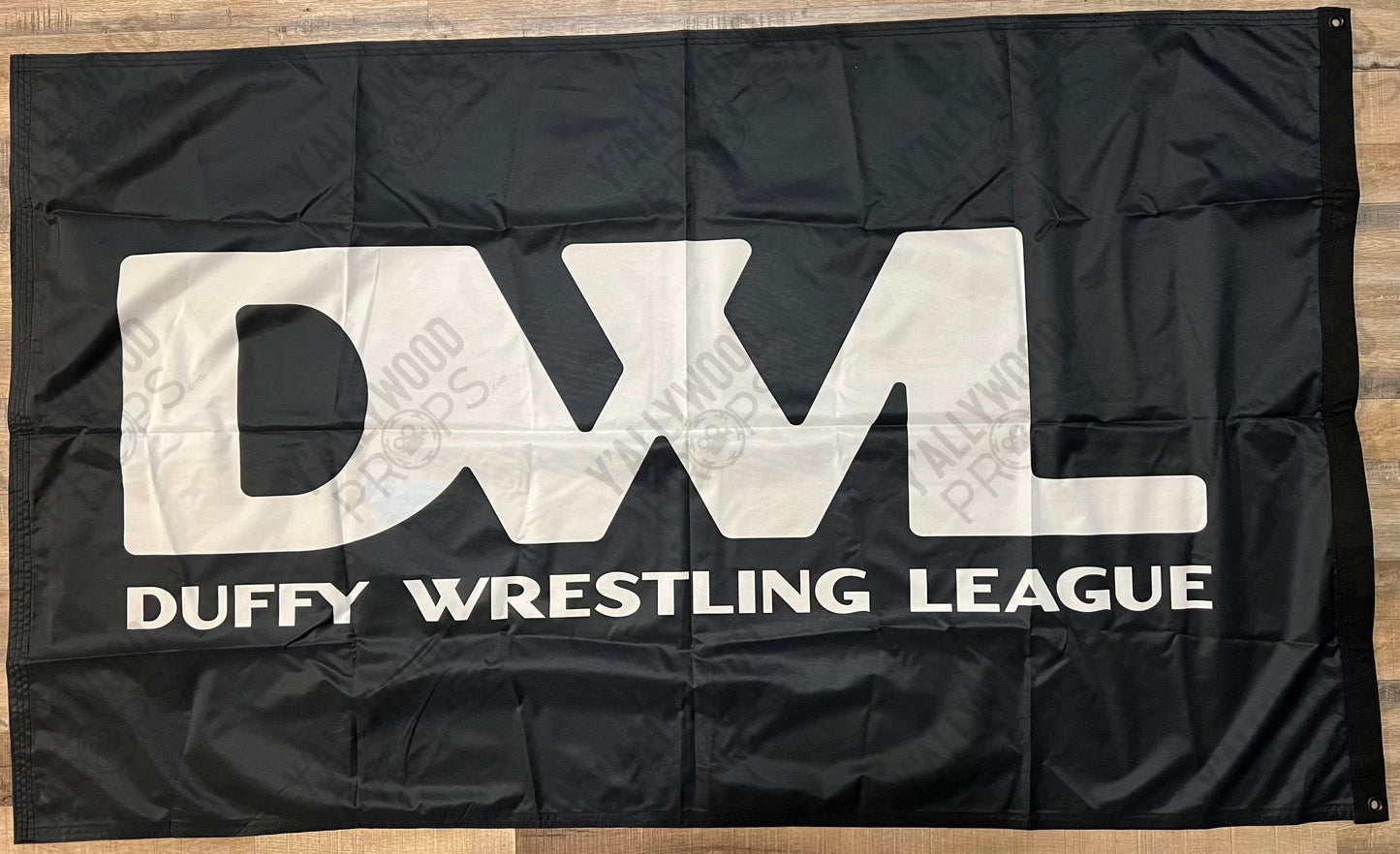 Black DWL Flag, Heels (2021) Movie Prop Y'allywood Props 3x5' grommets on right