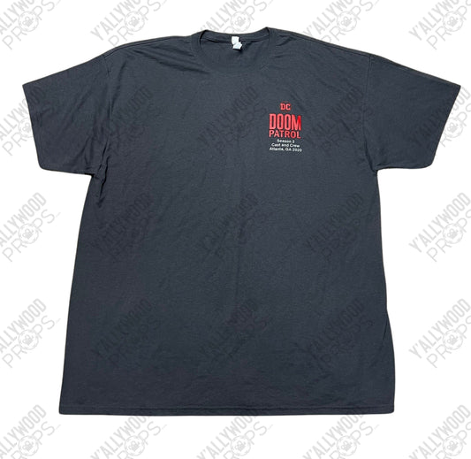 Season 2 Doom Patrol Cast & Crew Gift T-shirt 2XXL Wardrobe Y'allywood Props