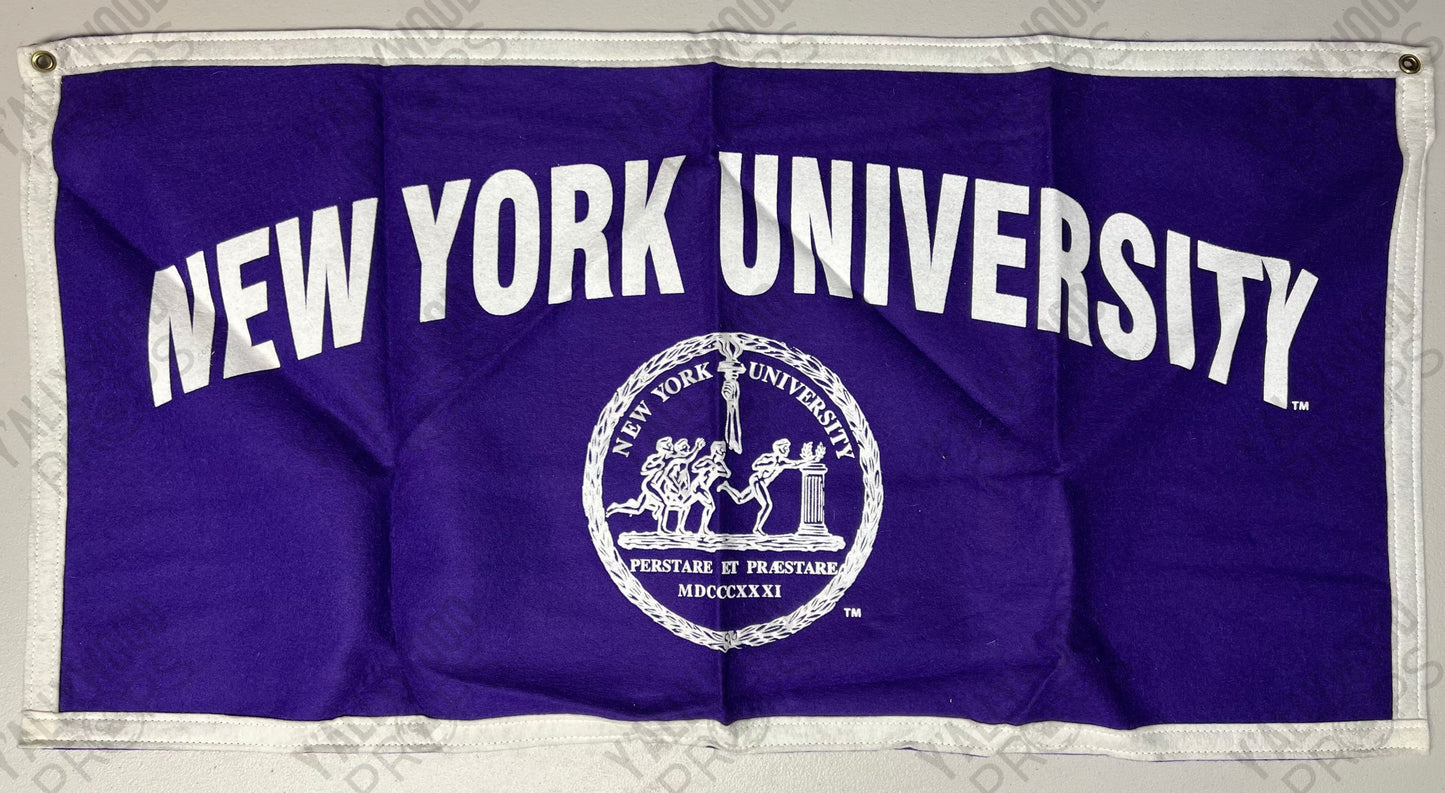 NYU Banner Jumanji Next Level Movie Prop Y'allywood Props