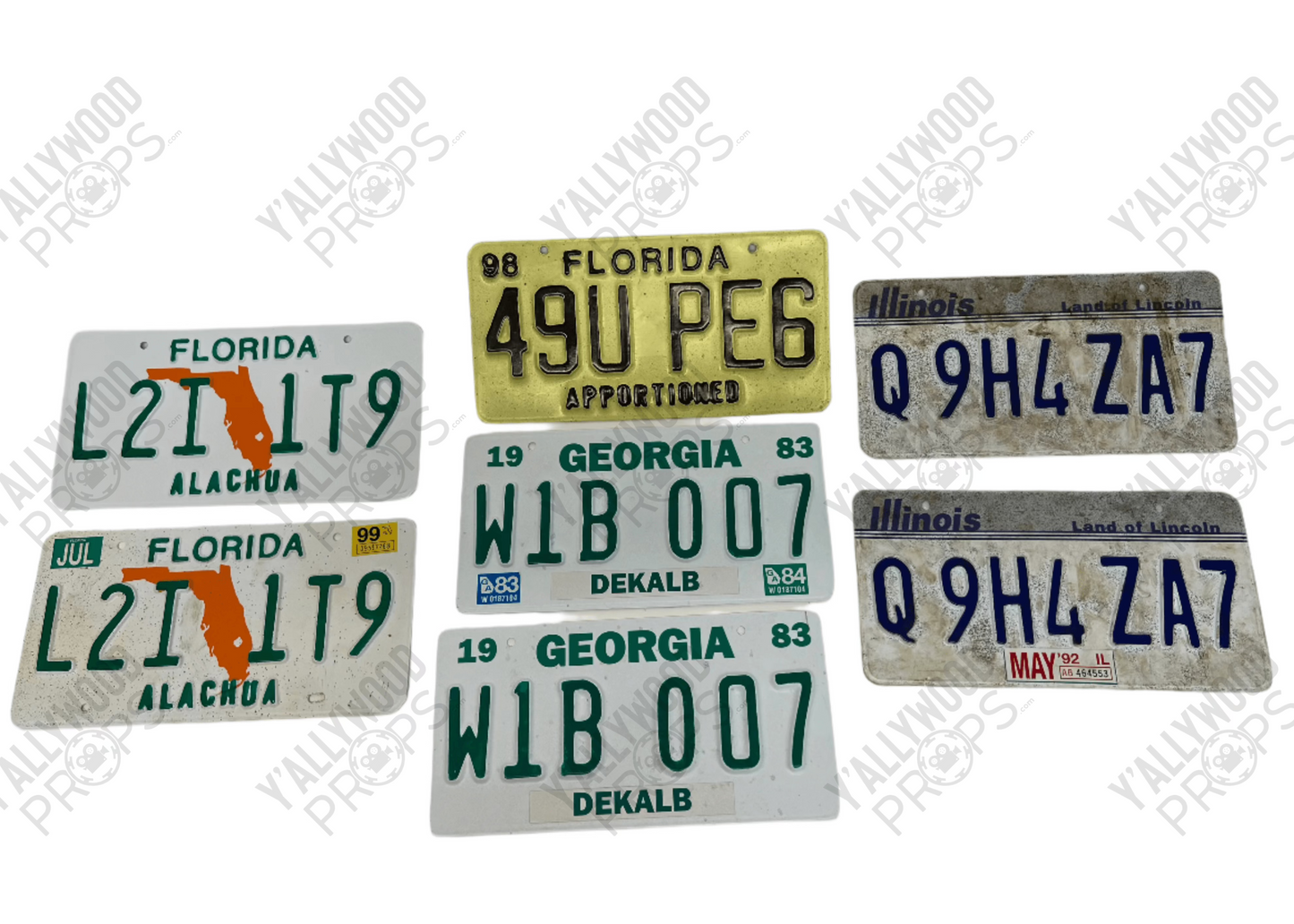 Prop License Plates The Beanie Bubble Movie Prop Y'allywood Props