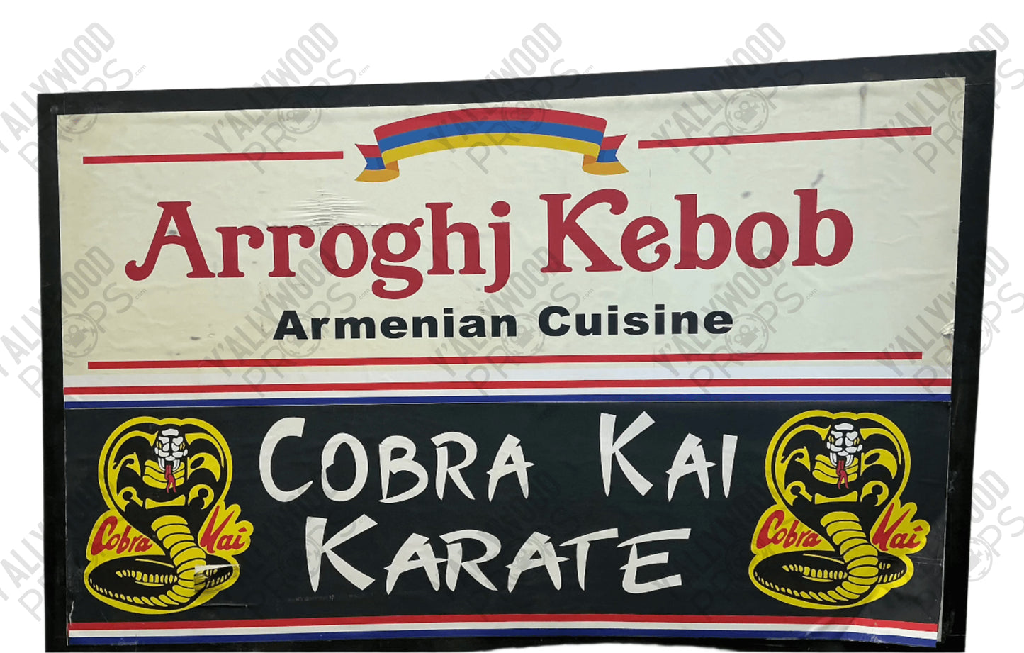 Shopping Center Sign Cobra Kai Y'allywood Props