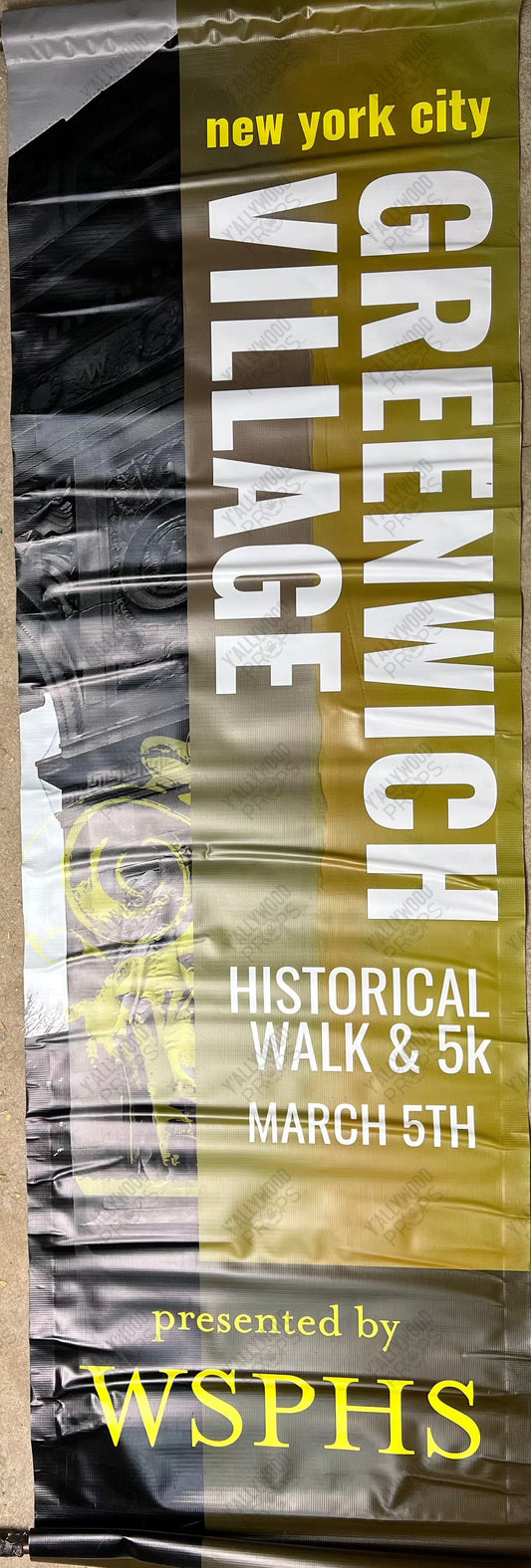 Greenwich Village Banner Jumanji Next Level Movie Prop Y'allywood Props