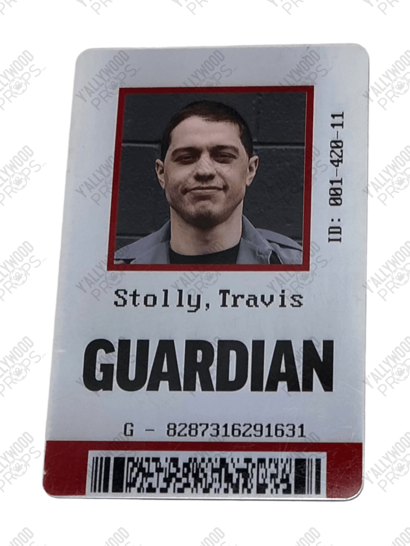 Pete Davidson's Guardian ID Tag The Pickup (2025) Y'allywood Props