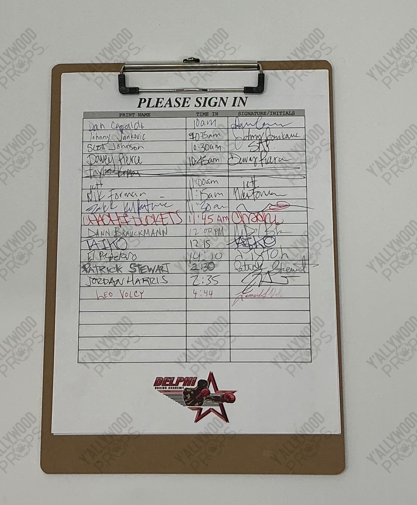 Please Sign In Clipboard Creed III (2023) Movie Prop Y'allywood Props