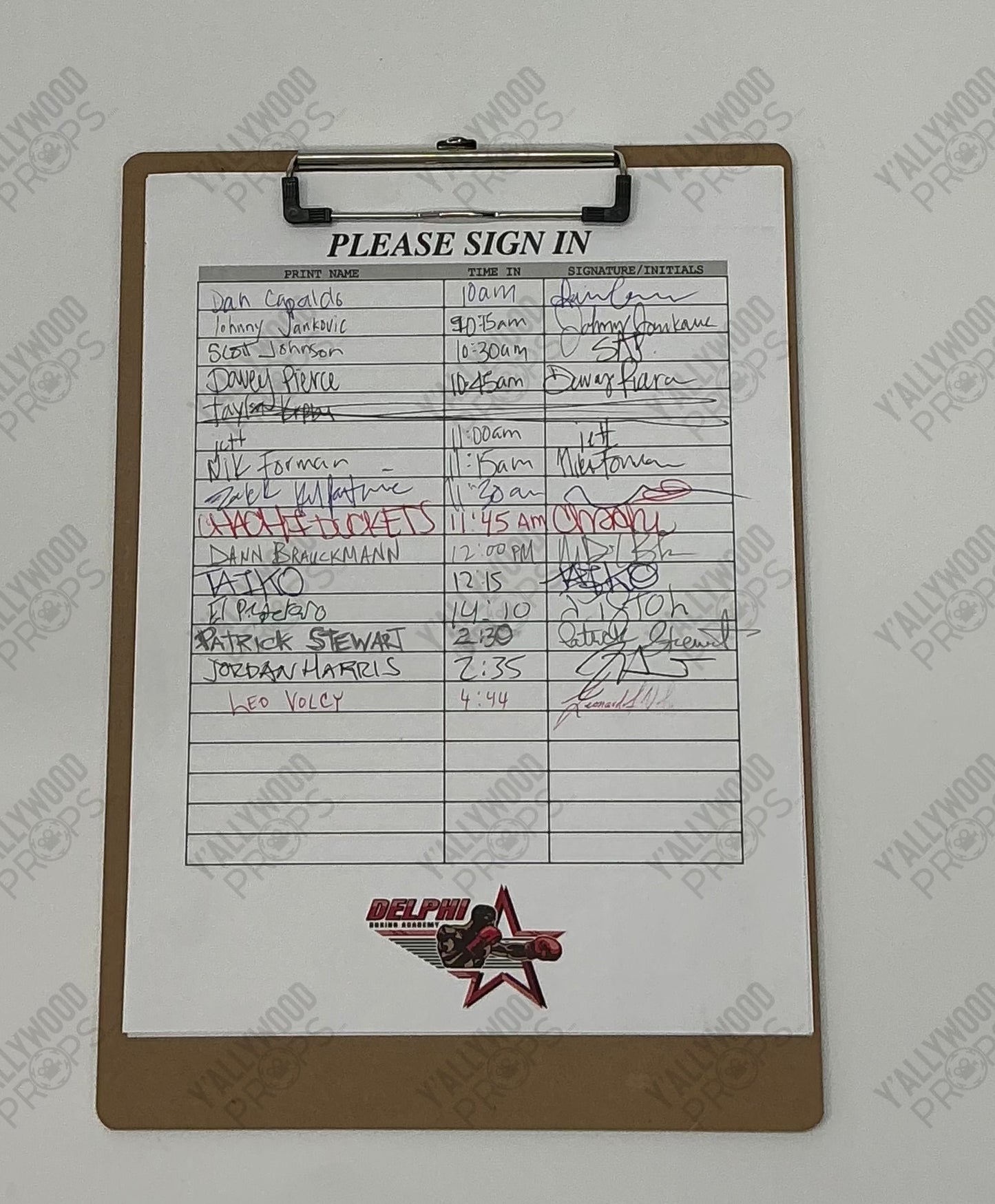 Please Sign In Clipboard Creed III (2023) Movie Prop Y'allywood Props