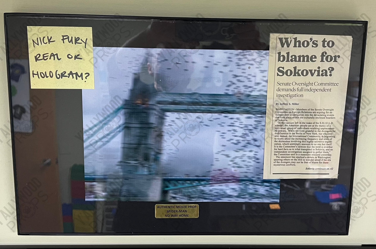 James Jonah Jameson Clippings Spider-man: No Way Home Movie Prop Y'allywood Props