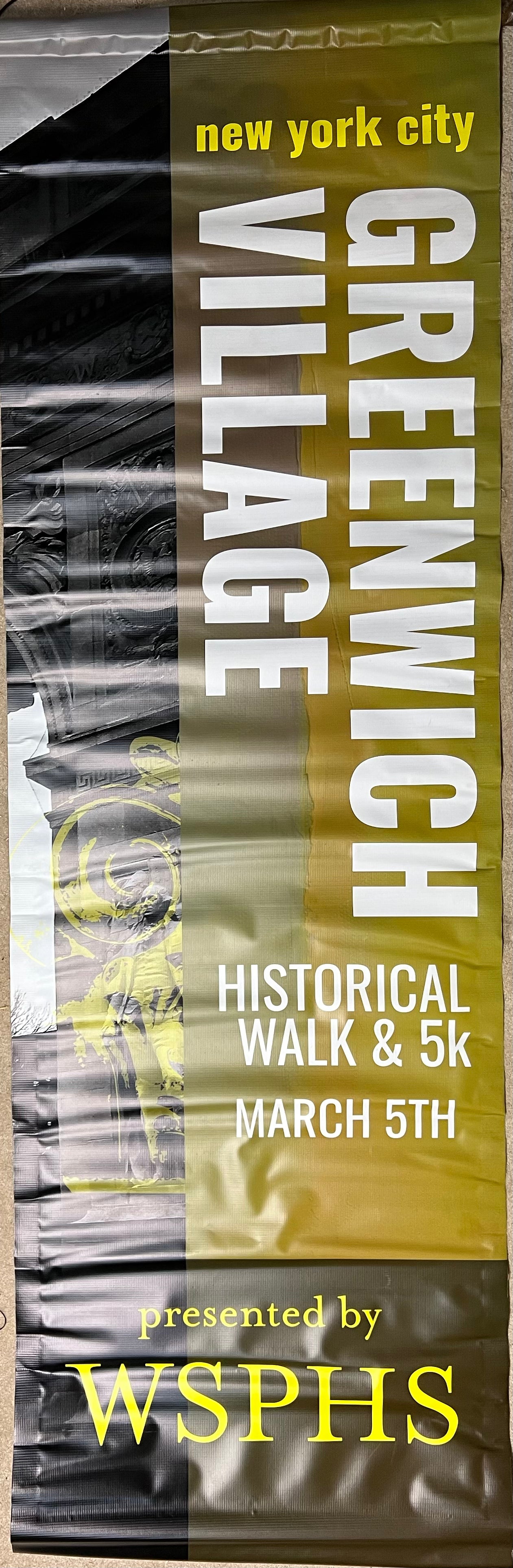 Greenwich Village Banner Jumanji Next Level Movie Prop Y'allywood Props