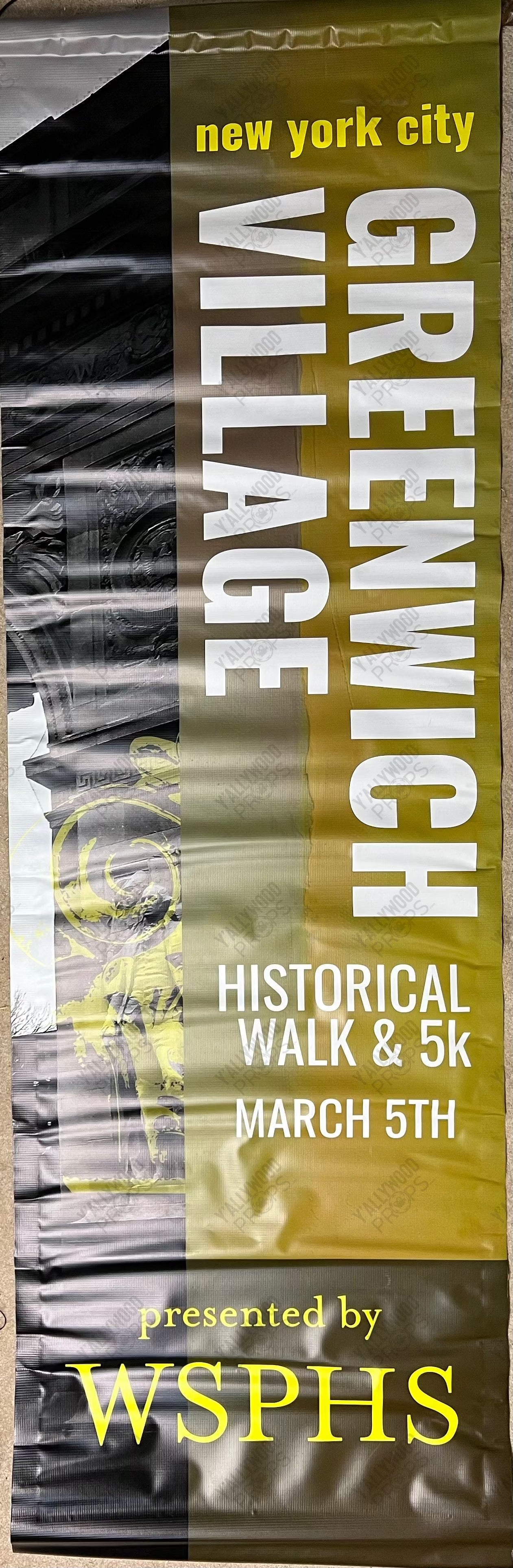 Greenwich Village Banner Jumanji Next Level Movie Prop Y'allywood Props
