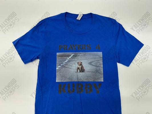 We Are All Kubby T-Shirts S1E7 Woke (2020-2022) Wardrobe Y'allywood Props Prayers 4 Kubby Blue Small