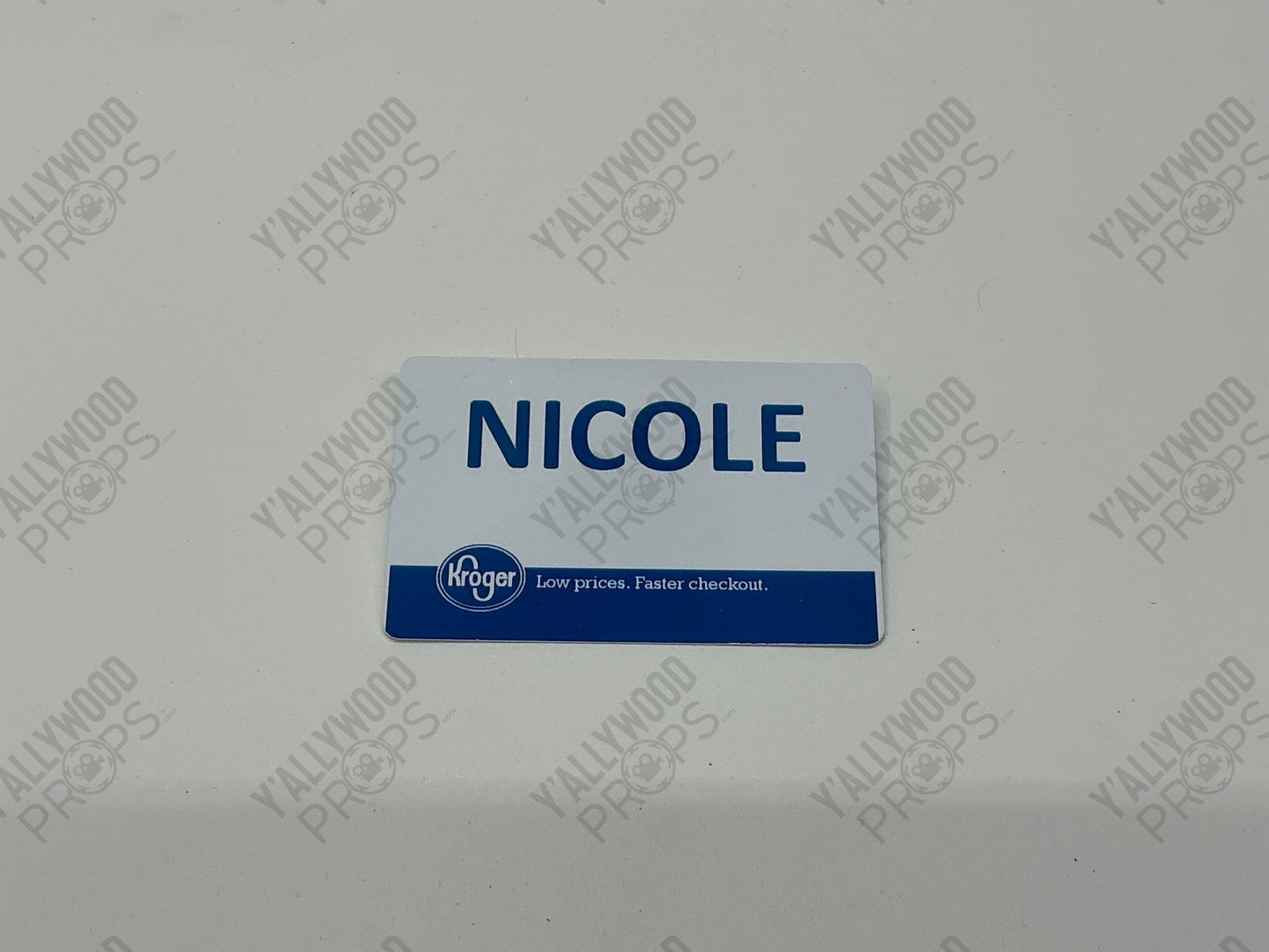 Name Tag The War with Grandpa (2020) Movie Prop Y'allywood Props Nicole Production Used