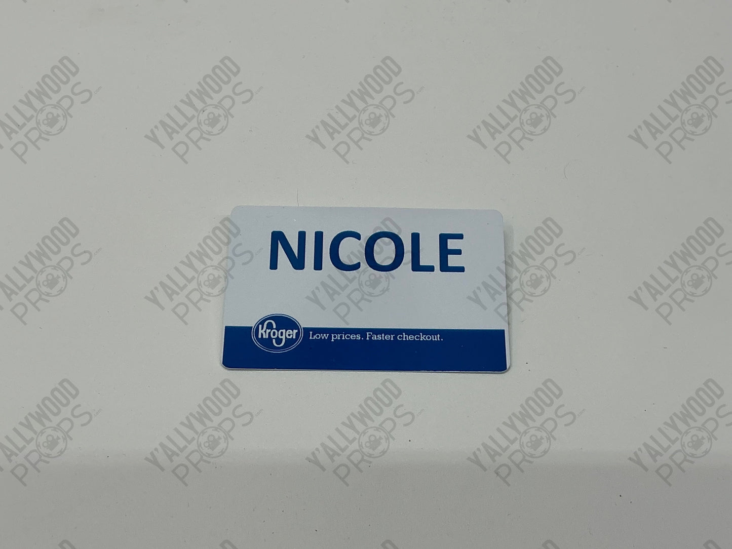Name Tag The War with Grandpa (2020) Movie Prop Y'allywood Props Nicole Production Used