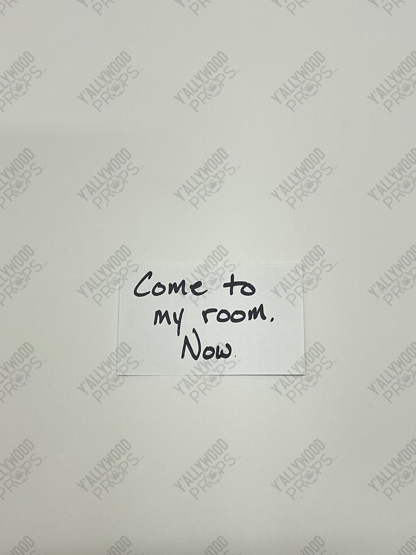 Come to my room Now Card The War with Grandpa (2020) Movie Prop Y'allywood Props