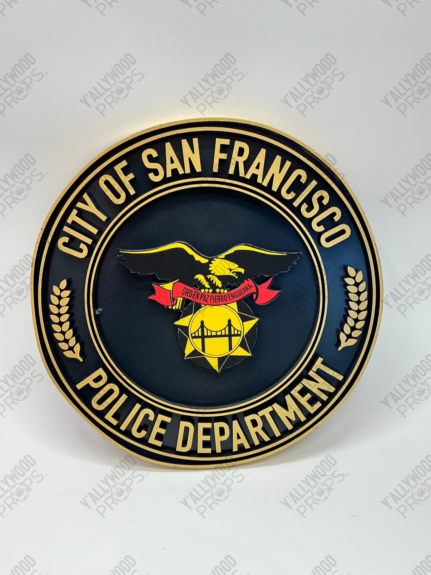 San Francisco Police Dept Sign S1E8 Woke (2020-2022) Movie Prop Y'allywood Props