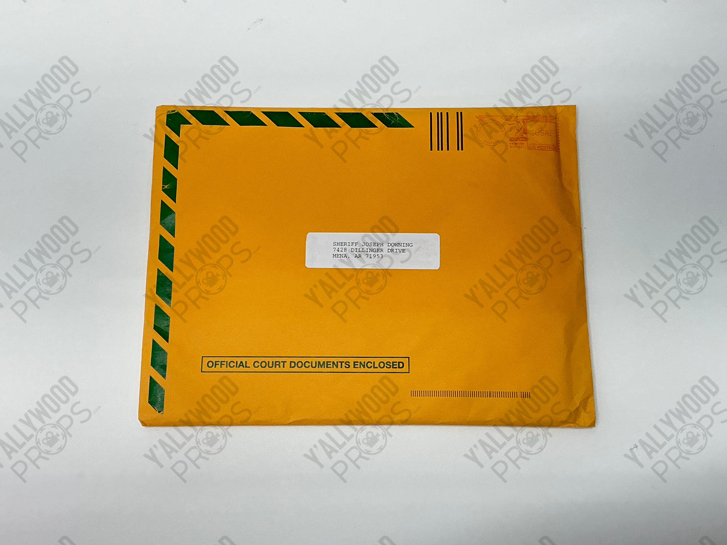 Sheriff Downing's Mail American Made (2017) Movie Prop Y'allywood Props Official Court Documents Enclosed
