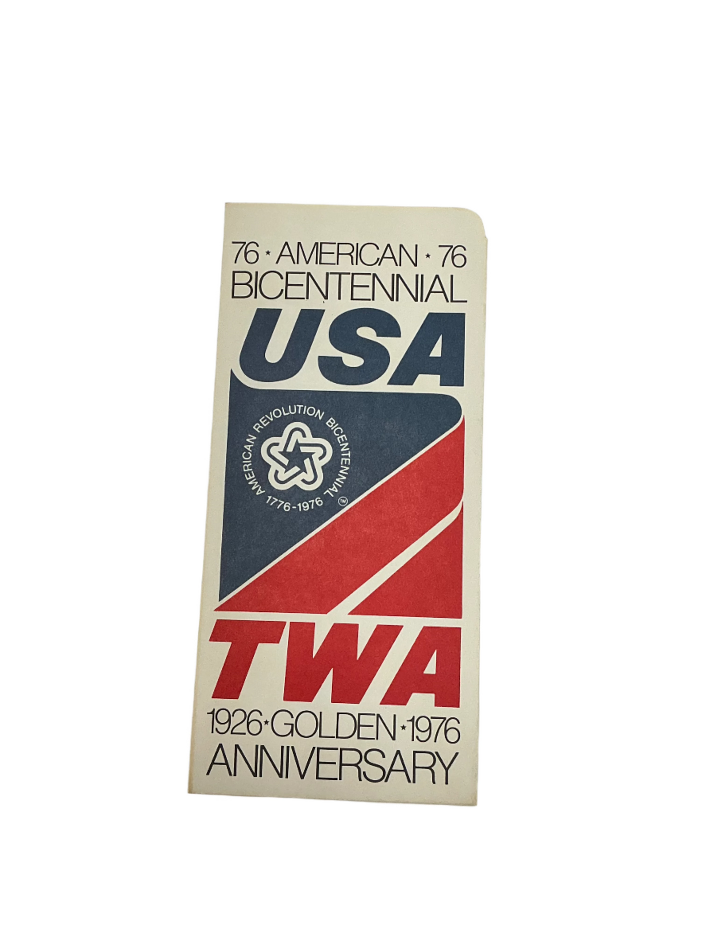 TWA 1976 Bicentennial Brochure American Made (2017) Movie Prop Y'allywood Props