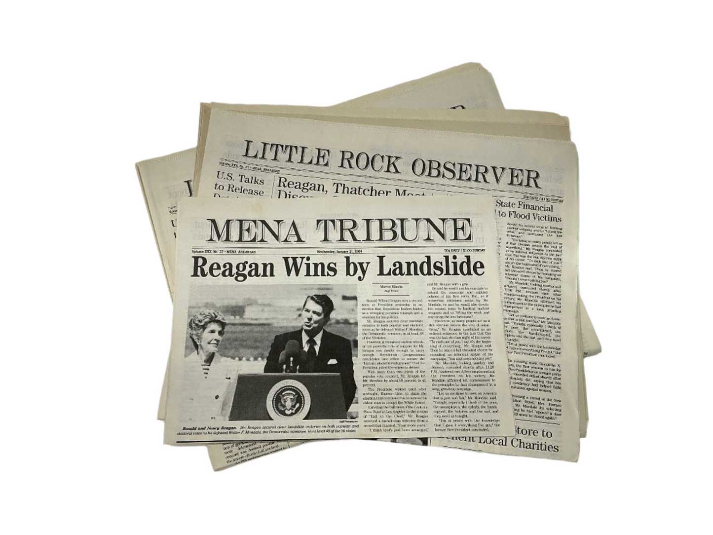 Reagan Newspapers American Made (2017) Movie Prop Y'allywood Props