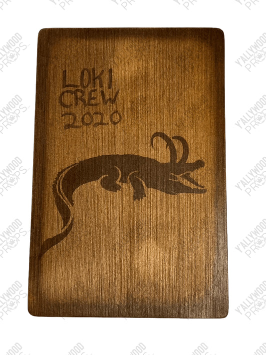 Wooden Sign Cast & Crew Gift Loki (2021-2023) Memorabilia Y'allywood Props