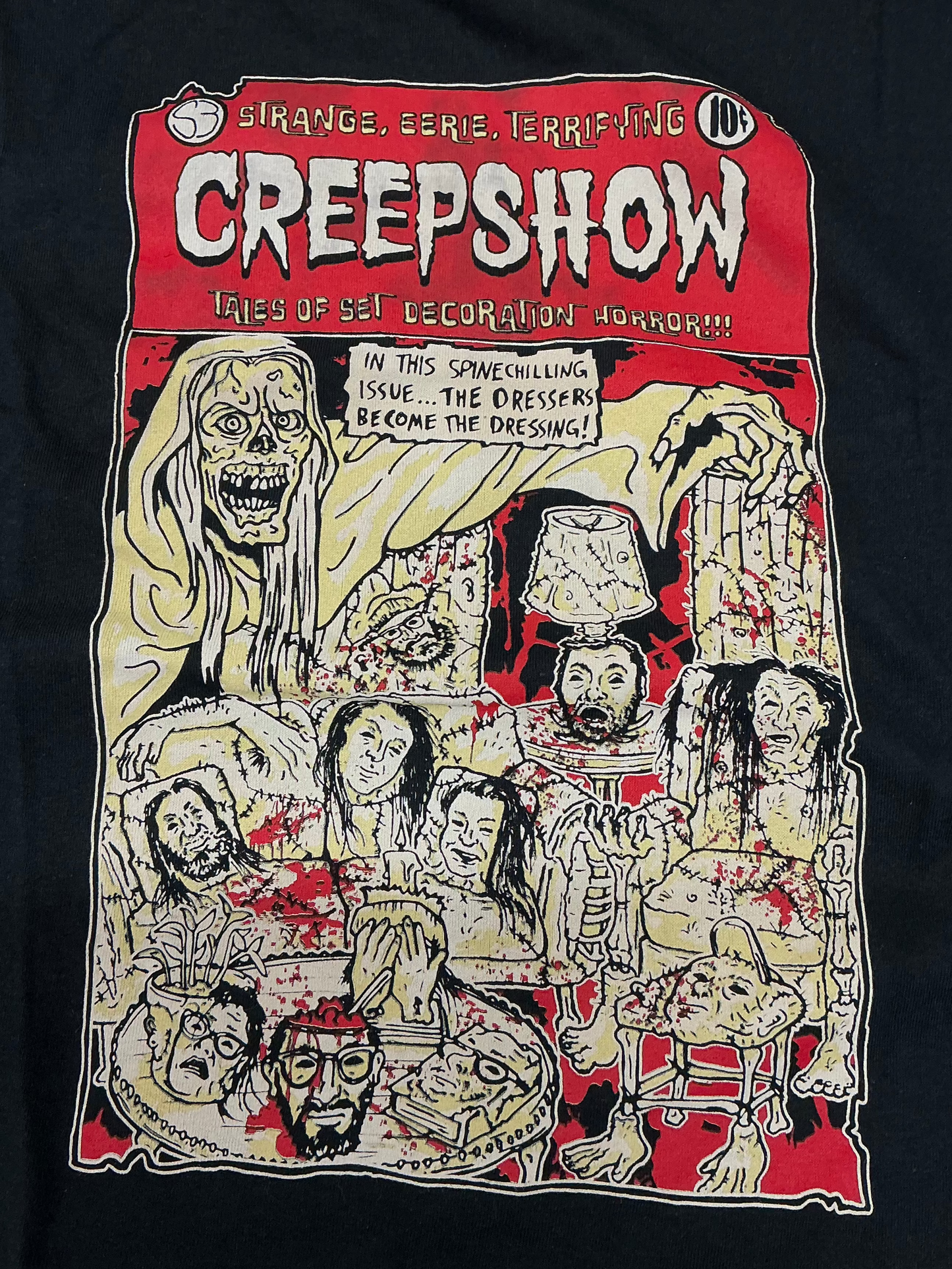 Creepshow T-Shirt 2XL Cast & Crew Gift TV Series (2019-2023) Memorabilia Y'allywood Props