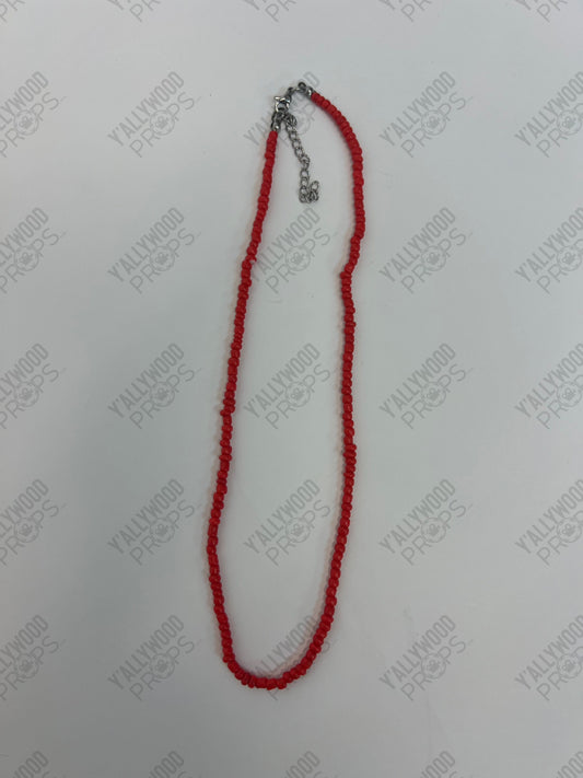 Mexican Street Vendor Necklaces S5E1 Cobra Kai Wardrobe Y'allywood Props Red