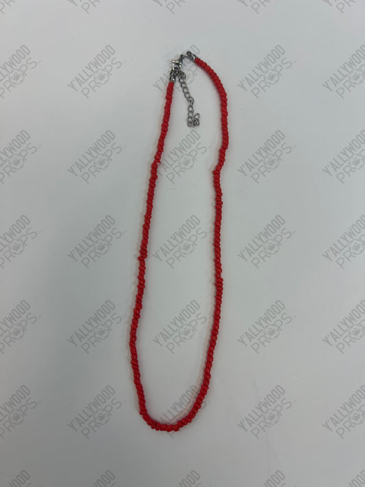 Mexican Street Vendor Necklaces S5E1 Cobra Kai Wardrobe Y'allywood Props Red