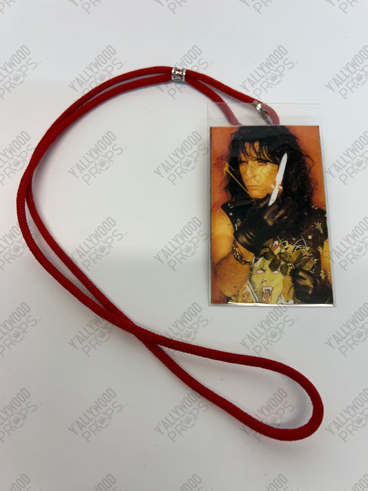 Alice Cooper All Access Pass Wayne’s World Movie Prop Y'allywood Props