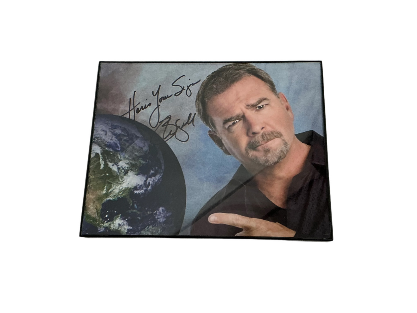 Bill Engvall Signed 8x10" Here's Your Sign Autograph Y'allywood Props