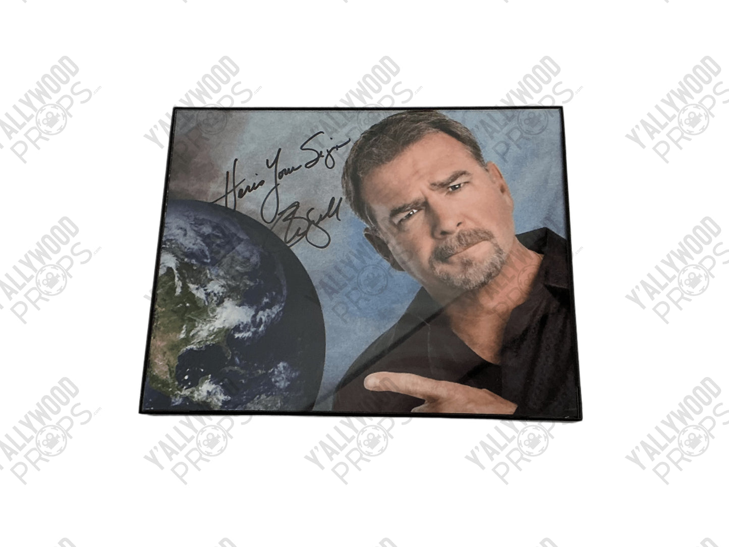 Bill Engvall Signed 8x10" Here's Your Sign Autograph Y'allywood Props