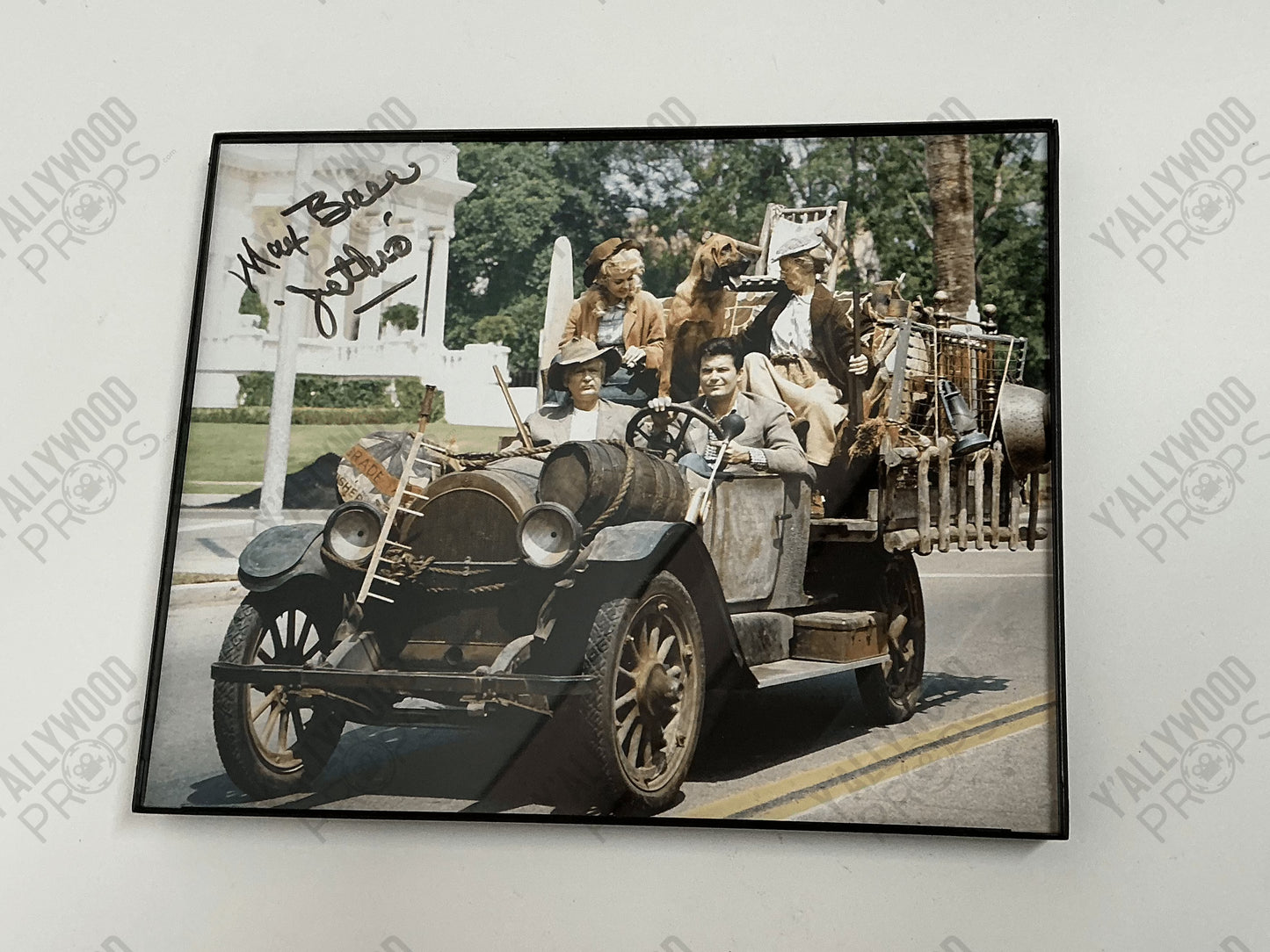 Max Baer Signed 8x10" The Beverly Hillbillies Autograph Y'allywood Props