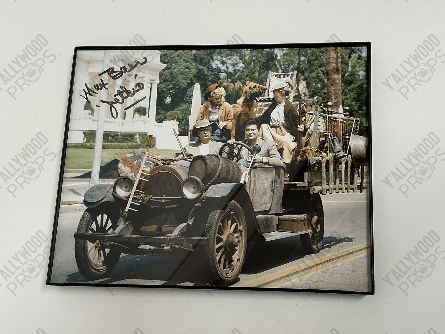 Max Baer Signed 8x10" The Beverly Hillbillies Autograph Y'allywood Props