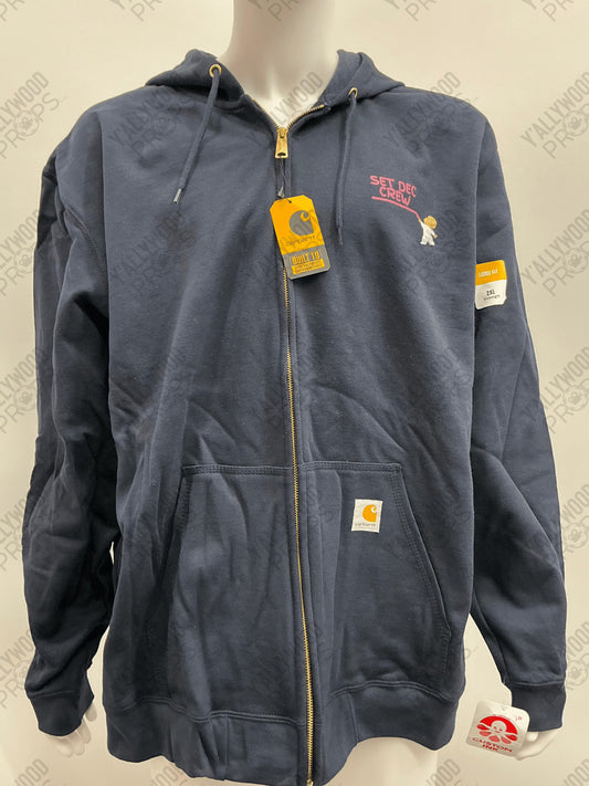 Harold and the Purple Crayon Zip Up 2XL Hoodie Sweatshirt Cast & Crew Gift Wardrobe Y'allywood Props