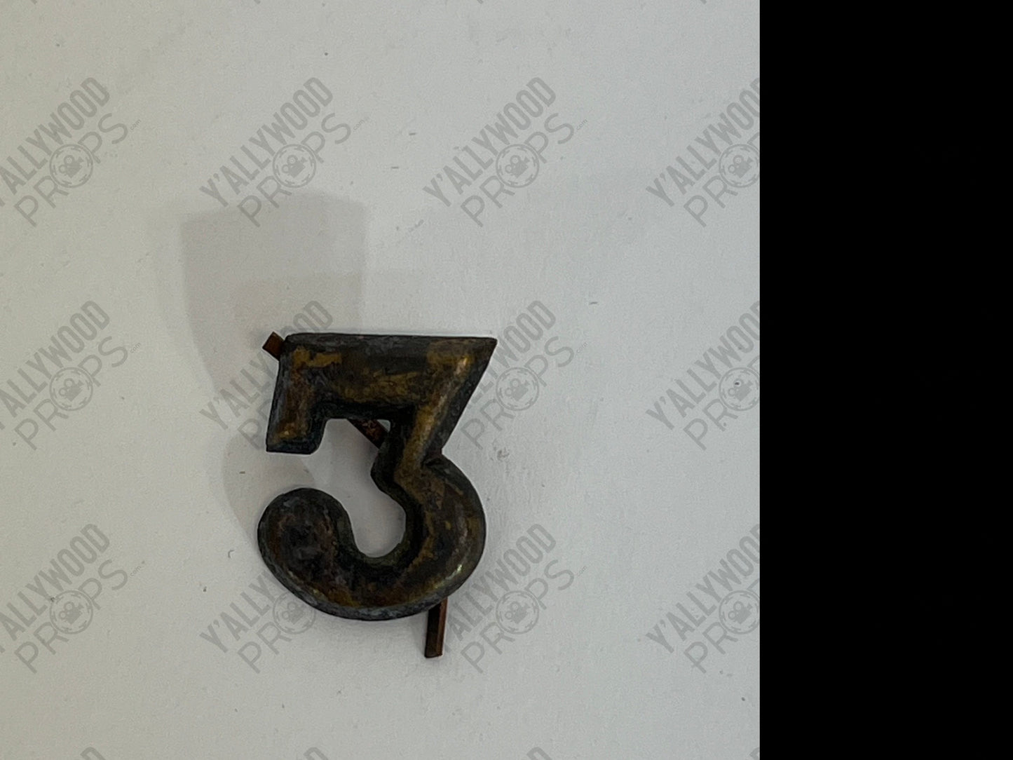 Civil War Cap/Hat Insignias Emancipation Wardrobe Y'allywood Props 3rd Regiment Dull/Worn
