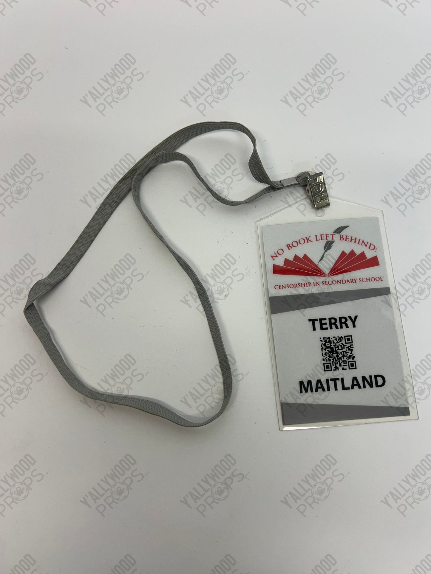 Jason Bateman’s Conference Badge The Outsider Movie Prop Y'allywood Props